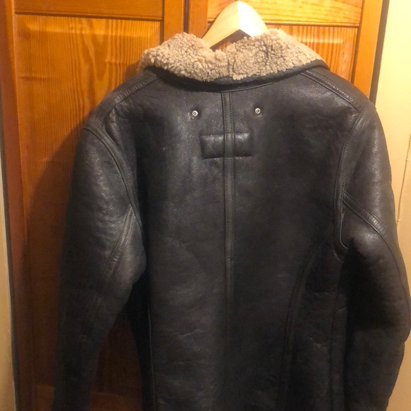 Genuine Leather Shearling Coat - Picture 8 of 8